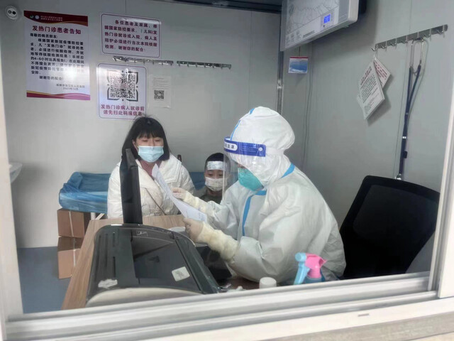 成都市温江区人民医院儿科住院医师 高学静。受访者供图。 
