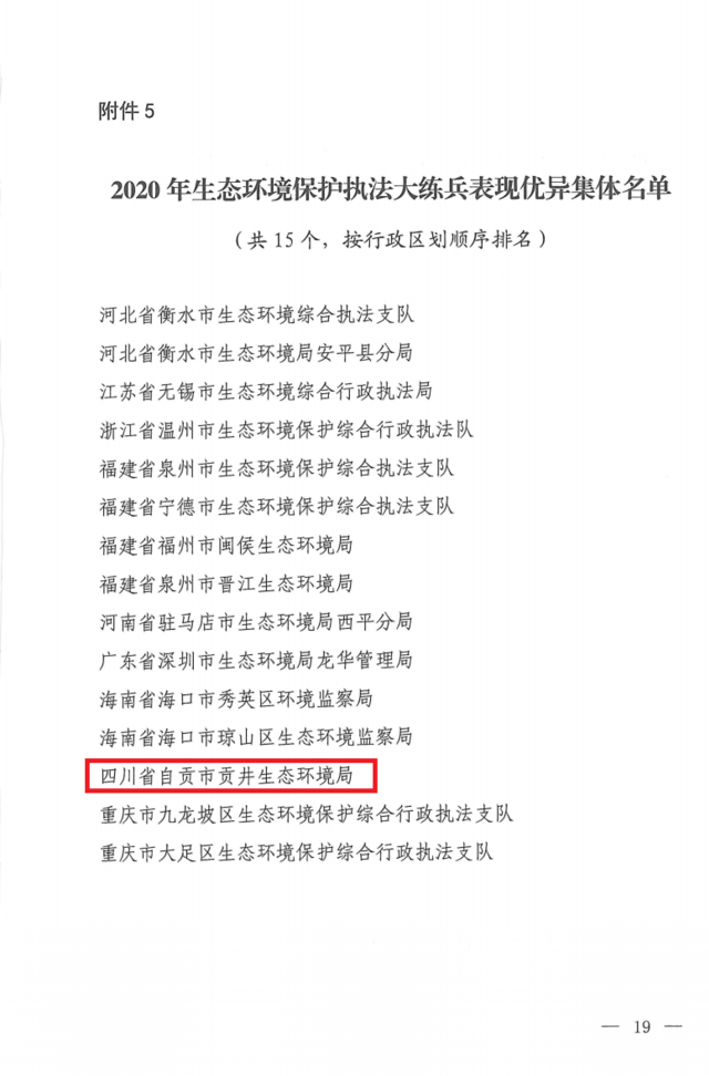 全省唯一 贡井区生态环境局连续三年获评“生态环境执法大练兵表现突出集体”.png