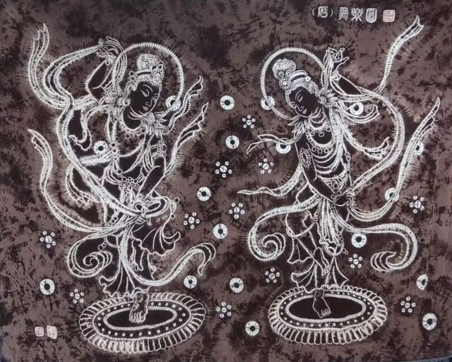 扎染作品《舞乐图》.jpg