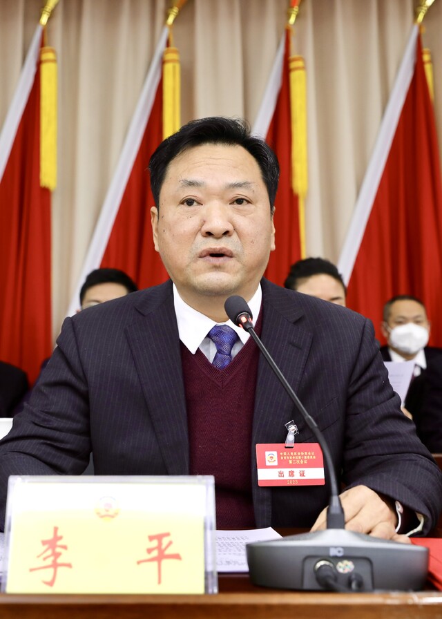 区政协主席李平讲话