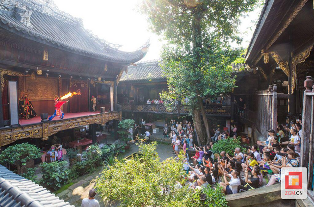 陈家祠堂上演川剧拆子戏专场 记者叶卫东 摄于2021年10月2日.jpg