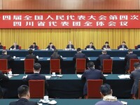 四川代表团举行全体会议 集中审议政府工作报告
